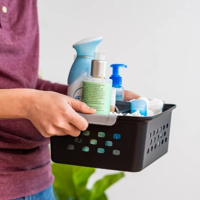 IRIS USA Plastic Storage Basket, Shelf Basket Organizer For Pantries 2 IRIS USA Plastic Storage Basket, Shelf Basket Organizer For Pantries - Image 2