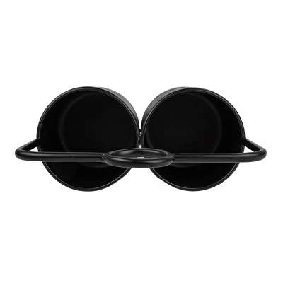 O-Handle Utensil Caddy Black Metal - Foreside Home & Garden 2 O-Handle Utensil Caddy Black Metal - Foreside Home & Garden - Image 2