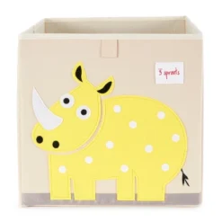 3 Sprouts Large 13 Inch Square Children's Foldable Fabric Storage Cube Organizer Box Soft Toy Bins, Pet Hedgehog And Yellow Rhino (2 Pack) 6 3 Sprouts Large 13 Inch Square Children's Foldable Fabric Storage Cube Organizer Box Soft Toy Bins, Pet Hedgehog And Yellow Rhino (2 Pack) -IRIS Storage Deals Store GUEST d41b443e e6e0 4d16 8787 6aebaaacffc5 1