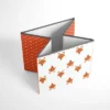 Bacati - Playful Fox Orange/Gray Storage Box Large