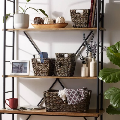 Design Imports Set Of 5 Gray Wash Hyacinth Baskets 7 Design Imports Set Of 5 Gray Wash Hyacinth Baskets - Image 7