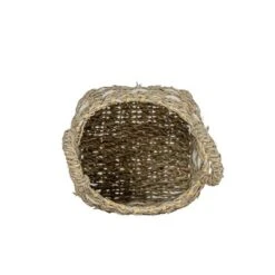 6.75 Inch Basket White Seagrass & Rope By Foreside Home & Garden -IRIS Storage Deals Store GUEST d5a74783 cc67 4d37 bc75 25e895519ef2