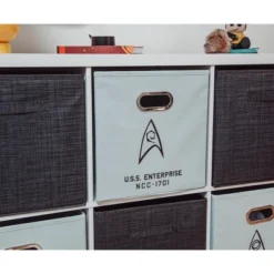 Ukonic Star Trek: The Original Series NCC-1701 Storage Bin Cube Organizers | Set Of 3 -IRIS Storage Deals Store GUEST d5e6a5ff 04cc 40e5 8a55 84165cf636ed