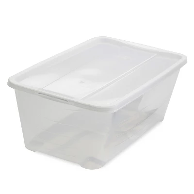 Life Story 6L Shoe And Closet Storage Box Stacking Containers, Clear (40 Pack) 2 Life Story 6L Shoe And Closet Storage Box Stacking Containers, Clear (40 Pack) - Image 2
