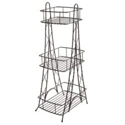 Three Tier Ville Des Lumieres Collection Eiffel Tower Spa Tower Bronze - ELLE DECOR -IRIS Storage Deals Store GUEST d647b64f d006 427a 9504 2f51fe90ea9b