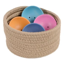 Colonial Mills Peek-A-Boo Basket And Lid - Tan -IRIS Storage Deals Store GUEST d7acabfe edc8 453b 9839 9f2c27ab84bb