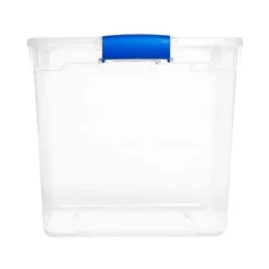 Homz Secure Latch Large Clear Stackable Storage Container Bin, 31 Quart, 4 Count 8 Homz Secure Latch Large Clear Stackable Storage Container Bin, 31 Quart, 4 Count -IRIS Storage Deals Store GUEST d8bbbf0d 2f14 492e 9060 9cbbd623e8af