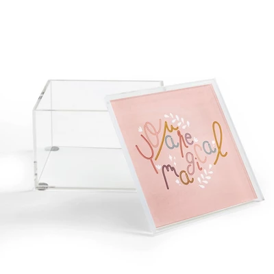 Hello Twiggs You Are So Magical 4" X 4" Acrylic Box - Deny Designs 1 Hello Twiggs You Are So Magical 4" X 4" Acrylic Box - Deny Designs