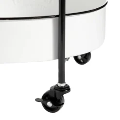 34 X 16 Farmhouse Metal Storage Cart White - Olivia & May -IRIS Storage Deals Store GUEST db19302c 014b 498f 9d5b 368d1bb18f76