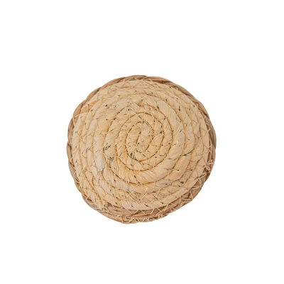 Woven Dish Basket Natural Corn Husk & Seagrass By Foreside Home & Garden 3 Woven Dish Basket Natural Corn Husk & Seagrass By Foreside Home & Garden - Image 3