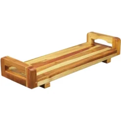 29"x5" Eleganto Teak Wood Bathtub Storage Caddy Natural - EcoDecors 9 29"x5" Eleganto Teak Wood Bathtub Storage Caddy Natural - EcoDecors -IRIS Storage Deals Store GUEST dcab7c6d 2b8b 420a ab10 d7b335a6ea4d