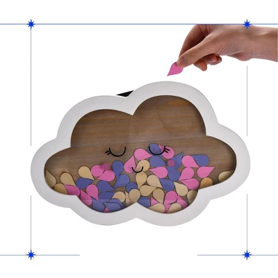 Brynnberg Wedding Guestbook Frame With Wooden Hearts 1 Brynnberg Wedding Guestbook Frame With Wooden Hearts