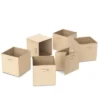 Hastings Home Set Of 6 Cube Storage Bins - Beige