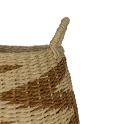 Brown Basket Woven Rope By Foreside Home & Garden -IRIS Storage Deals Store GUEST ddd6b45e bcc3 4069 8c19 c336f63fae83