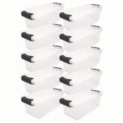 Homz 7.5 Quart Clear Plastic Stackable Storage Container Tote With Secure Latching Lid For Home And Office Organization 11 Homz 7.5 Quart Clear Plastic Stackable Storage Container Tote With Secure Latching Lid For Home And Office Organization -IRIS Storage Deals Store GUEST dddaf4f8 12ab 417c 9a62 8ba94870e38c