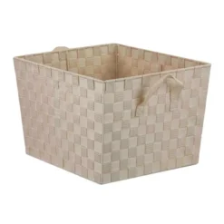 Home Basics X-Large Polyester Woven Strap Open Bin 6 Home Basics X-Large Polyester Woven Strap Open Bin -IRIS Storage Deals Store GUEST deb0c5fe 91fb 41e3 a332 3b0a1a8b4bea