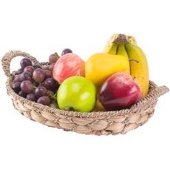 Vintiquewise Seagrass Fruit Bread Basket Tray With Handles 17 Vintiquewise Seagrass Fruit Bread Basket Tray With Handles -IRIS Storage Deals Store GUEST dece9247 13df 42e2 92cf 9bbbf60d8631