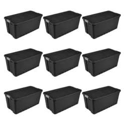 Sterilite Storage System Solution With 50 Gallon Heavy Duty Stackable Storage Box Container Totes With Grey Latching Lid For Home Organization -IRIS Storage Deals Store GUEST df162a15 1bb9 458e 9723 6df59e39f02a