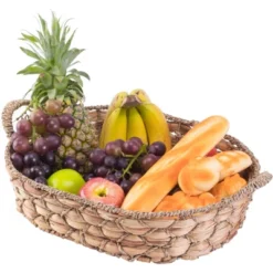 Vintiquewise Seagrass Fruit Bread Basket Tray With Handles 15 Vintiquewise Seagrass Fruit Bread Basket Tray With Handles -IRIS Storage Deals Store GUEST df68453d 9bf4 4f32 baa6 7526545b9c09
