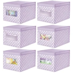 MDesign Child/Kids Fabric Closet Storage Box, Large, Polka Dot, 6 Pack 15 MDesign Child/Kids Fabric Closet Storage Box, Large, Polka Dot, 6 Pack -IRIS Storage Deals Store GUEST e0eb0dfa 3b34 4f53 8e69 1545a2d67c45