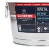 Camco Behrens 5 Gallon Round Galvanized Weatherproof Steel Tub With Wire Handle And Offset Bottom For Indoor Home And Outdoor Garden Use, Silver