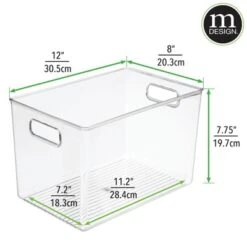 MDesign Storage Organizer Bin With Handles For Cube Furniture, 2 Pack -IRIS Storage Deals Store GUEST e12f348f 71a3 4568 90f9 48719764bb55