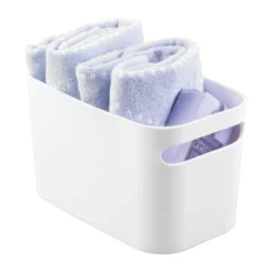 MDesign Plastic Bathroom Vanity Storage Organizer Bin, 10" Long, 4 Pack -IRIS Storage Deals Store GUEST e2110e8b d735 4edb bc29 60a475f665c0