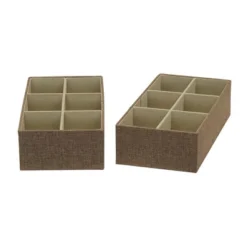 Household Essentials 3pc Drawer Organizer Set Latte Linen -IRIS Storage Deals Store GUEST e37c2a46 5428 41b1 a196 3b7b5c6957c6