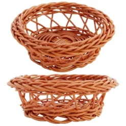 Bright Creations 24 Pack Mini Woven Baskets For Treats And Easter Decor, Brown (3.1 X 1.2 Inches) -IRIS Storage Deals Store GUEST e5f8a46c 1661 4c77 b81e 2861bb56099c