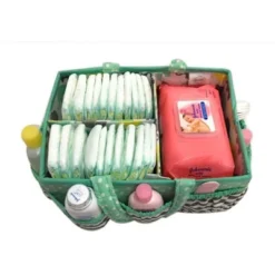 Bacati - Elephants Mint/Yellow/Gray Storage Caddy -IRIS Storage Deals Store GUEST e616854b c573 4514 a8f5 95ce834024da