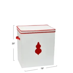 Household Essentials Ornament Storage Chest With 48 Pockets Red 17 Household Essentials Ornament Storage Chest With 48 Pockets Red -IRIS Storage Deals Store GUEST e6c87301 b4be 4936 9e04 3546dc7546e4