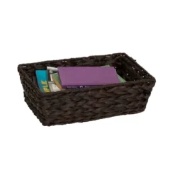 Household Essentials Set Of 4 Hyacinth Stained Baskets Brown 19 Household Essentials Set Of 4 Hyacinth Stained Baskets Brown -IRIS Storage Deals Store GUEST e6f3bd3e 614b 4687 88bf d926777b8809
