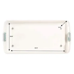 HOMZ 60-Quart Latching Holiday Underbed Durable Storage Organizer Container Box Tote With Easy Grip Handles And Glide Wheels, Clear (2 Pack) 7 HOMZ 60-Quart Latching Holiday Underbed Durable Storage Organizer Container Box Tote With Easy Grip Handles And Glide Wheels, Clear (2 Pack) -IRIS Storage Deals Store GUEST e721f961 4887 4de9 83a2 a6dc3d1526d0