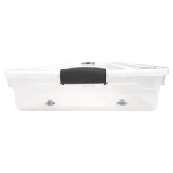 Homz 60 Quart Multipurpose Slim Underbed Storage Container Bins With Secure Latching Lid And Wheels For Home Or Office Organization, Clear (2 Pack) 6 Homz 60 Quart Multipurpose Slim Underbed Storage Container Bins With Secure Latching Lid And Wheels For Home Or Office Organization, Clear (2 Pack) -IRIS Storage Deals Store GUEST e8638227 e870 4461 b1bd 38b151684089 1