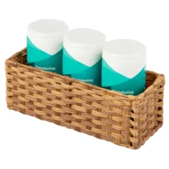 MDesign Woven Seagrass Toilet Tank Storage Basket For Bathroom 13 MDesign Woven Seagrass Toilet Tank Storage Basket For Bathroom -IRIS Storage Deals Store GUEST e86566e8 f5fc 457a 85be 39f4b8ec8acd