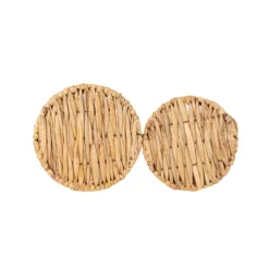 Set Of 2 Hand Woven With Tassel Baskets Water Hyacinth, Metal & Cotton Rope By Foreside Home & Garden 11 Set Of 2 Hand Woven With Tassel Baskets Water Hyacinth, Metal & Cotton Rope By Foreside Home & Garden -IRIS Storage Deals Store GUEST e8f0cda4 6149 45ba ba0a 05c18f0f53d4