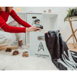 Ukonic Star Trek: The Original Series NCC-1701 Storage Bin Cube Organizers | Set Of 3 -IRIS Storage Deals Store GUEST ea091786 bb38 4c31 a6c5 3f7dcd3bc622