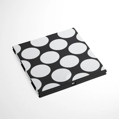 Bacati - Dots/Pin Stripes Black/White Storage Box Small 3 Bacati - Dots/Pin Stripes Black/White Storage Box Small - Image 3