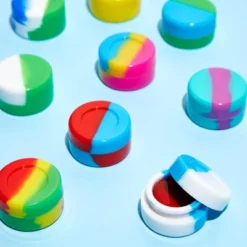 Okuna Outpost 25 Pack Non Stick Silicone Storage Jars (1.25 Inches)