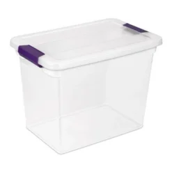 Sterilite 27 Quart ClearView Clear Plastic Stacking Storage Container -IRIS Storage Deals Store GUEST eaa204b7 94dd 4245 95b7 1acb7608fa60