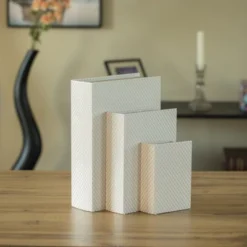 Vintiquewise Set Of 3 Velvet Vintage Storage Wooden Antique Classic Decorative Book Box Holder -IRIS Storage Deals Store GUEST eaa9e38f 5406 4972 a347 46667d4d4b15