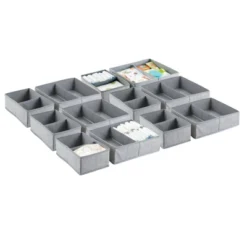 MDesign Fabric Dresser Drawer/Closet Storage Organizer, Set Of 12 16 MDesign Fabric Dresser Drawer/Closet Storage Organizer, Set Of 12 -IRIS Storage Deals Store GUEST eadd6c3d 16c9 4c19 a60c 785f5bc5677f