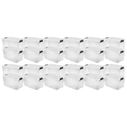 Sterilite 70 Quart Clear Plastic Stackable Storage Container Bin Box Tote With White Latching Lid Organizing Solution For Home & Classroom 14 Sterilite 70 Quart Clear Plastic Stackable Storage Container Bin Box Tote With White Latching Lid Organizing Solution For Home & Classroom -IRIS Storage Deals Store GUEST eb3c1651 a9bd 4585 be5c adcf726e87ff