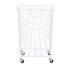French Country Iron Storage Cart White - Olivia & May -IRIS Storage Deals Store GUEST ec5fb9d8 25fb 4620 b5d0 963832b539f3