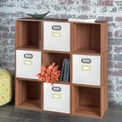 Niche Cubo 4pk Foldable Fabric Storage Bin With Label Holder White -IRIS Storage Deals Store GUEST eceec55b cc65 442b 807d fb8493bb7261