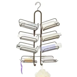 MDesign Steel Metal Bathroom/Shower Caddy Rack With Hooks And Baskets 12 MDesign Steel Metal Bathroom/Shower Caddy Rack With Hooks And Baskets -IRIS Storage Deals Store GUEST ed096d1e 2aab 494d bdea c94126012006