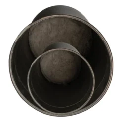 Set Of 2 Cylinder Baskets Bronze Metal - Foreside Home & Garden 7 Set Of 2 Cylinder Baskets Bronze Metal - Foreside Home & Garden -IRIS Storage Deals Store GUEST eda17f7b e2b1 4cda a39d fc6d872f8c84