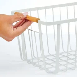 MDesign Metal Garage, Home Storage Organizer Basket - Set Of 3 -IRIS Storage Deals Store GUEST ee140bae 5b19 49fe 9814 fa53f60c90f3