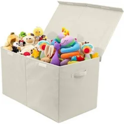 Sorbus Storage Fabric Toy Chest Beige -IRIS Storage Deals Store GUEST ee1574f6 286f 4899 839e 14815b900186