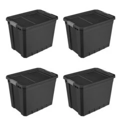 Sterilite Storage System Solution With 27 Gallon Heavy Duty Stackable Storage Box Container Totes With Grey Latching Lid For Home Organization -IRIS Storage Deals Store GUEST ee51a5e8 ba1e 40f7 b5ed 16397475f18f